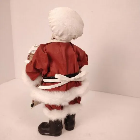 Vintage Chef Baker Santa Figurine 11” Gingerbread House Christmas Decor - Picture 6 of 10